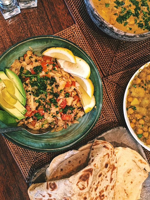 Test Kitchen Trindad Curry Roti Fish